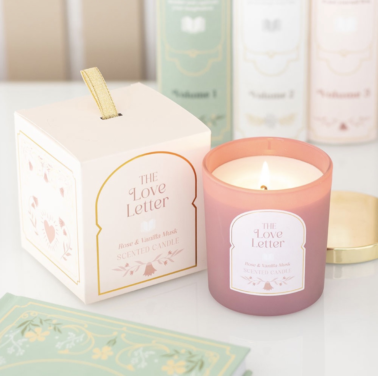 Rose & Vanilla Musk Candle