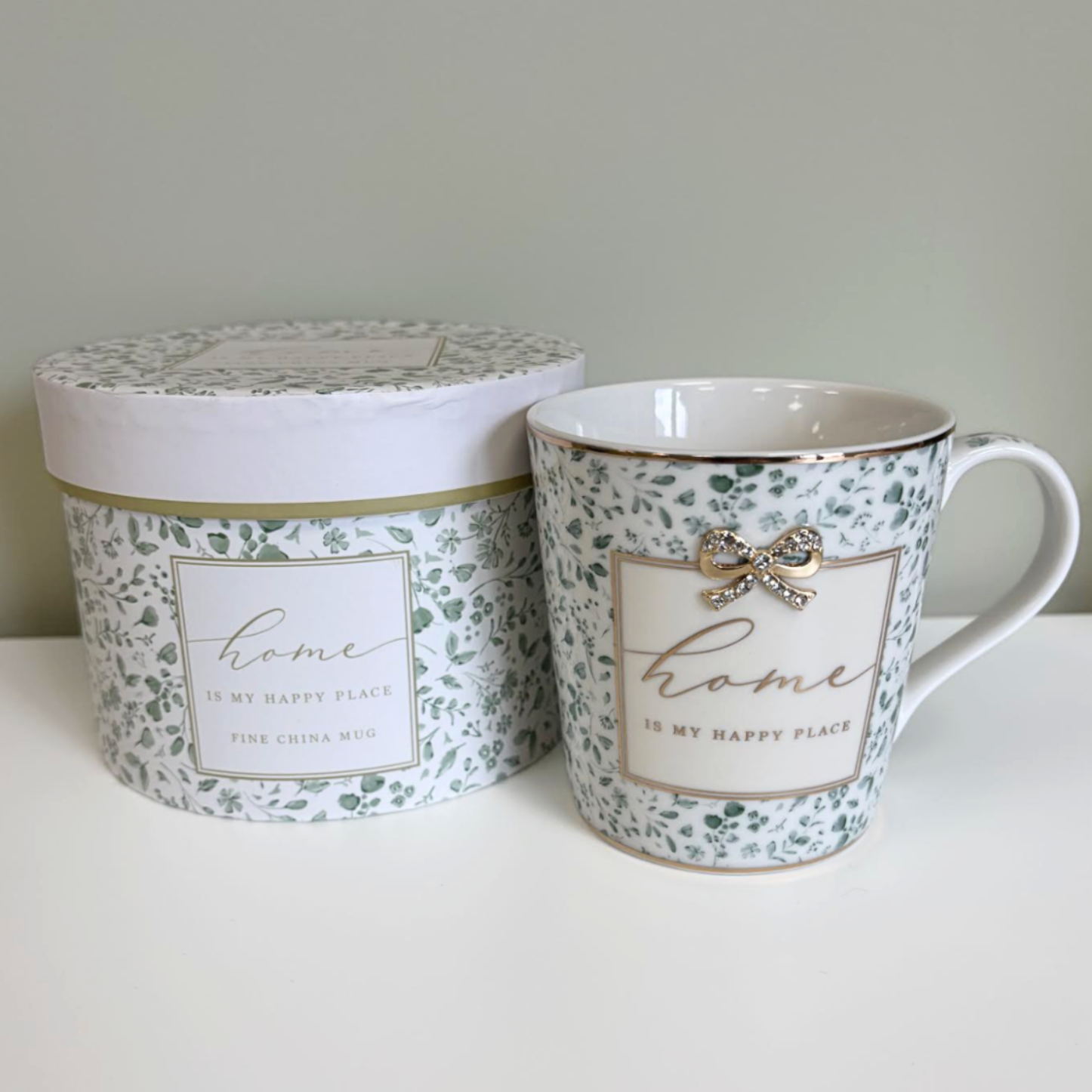 Home Mug With Bow