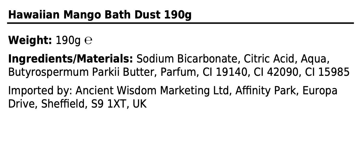 Hawaiian Mango Bath Dust - Image 2