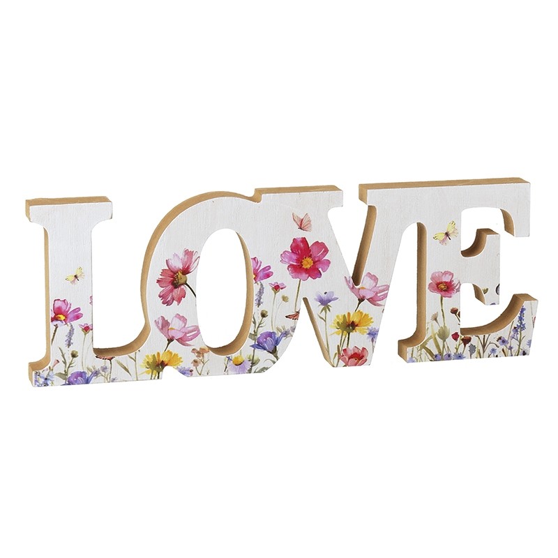 Wooden Love Sign