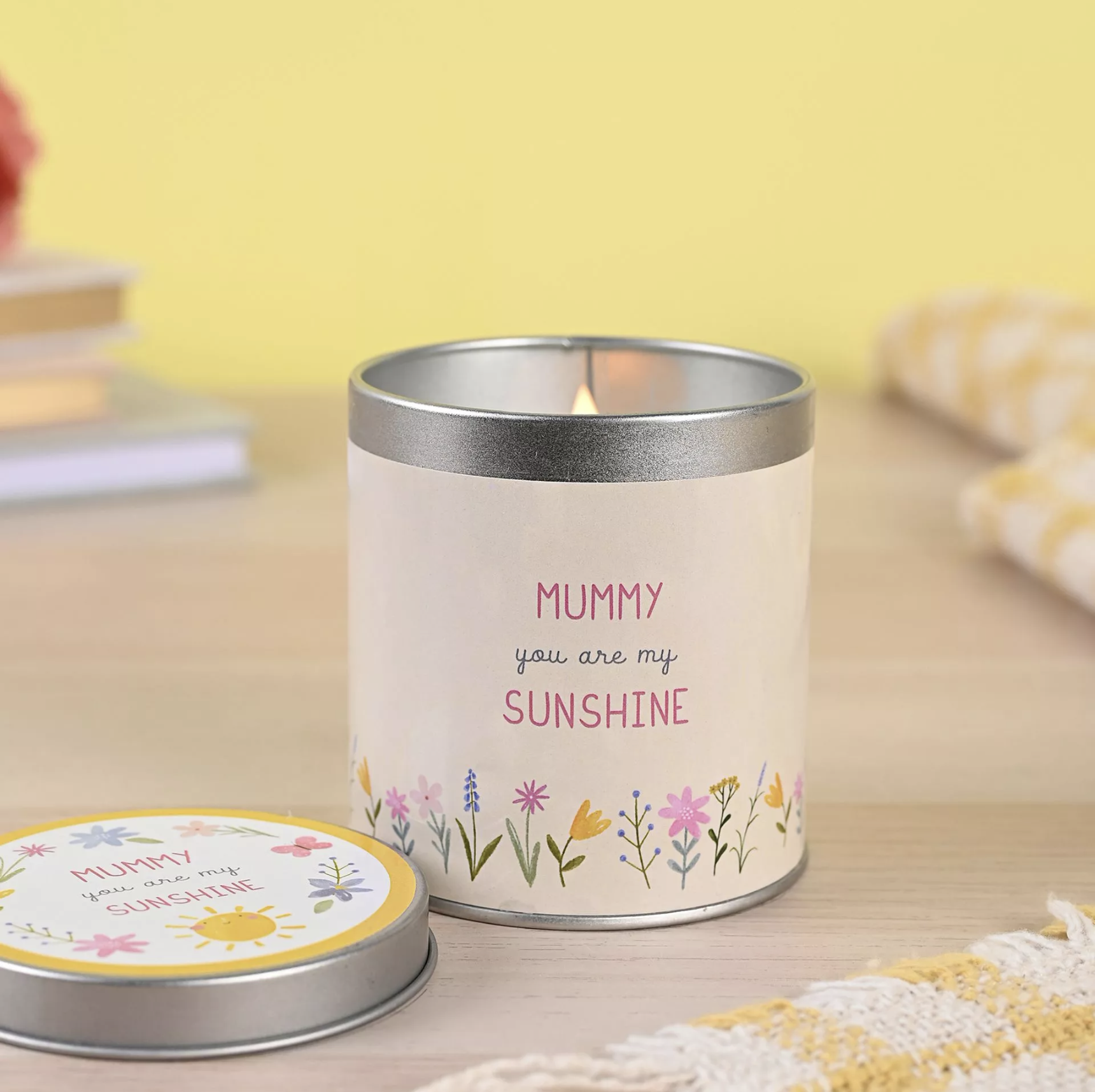 Mummy Tin Candle