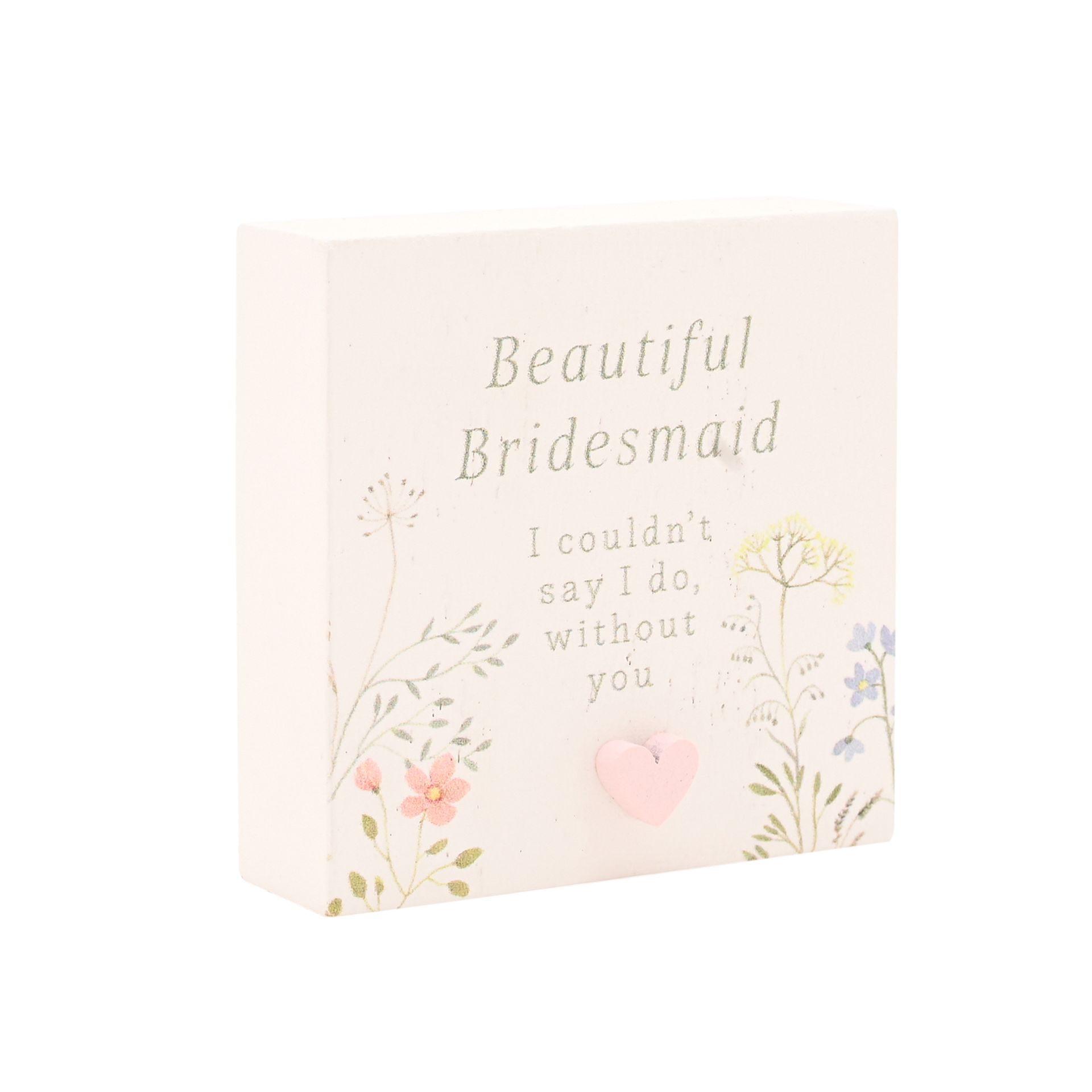 Bridesmaid Mini Plaque