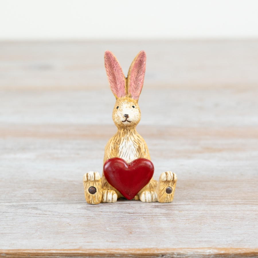 Jasper Rabbit Sitting Heart