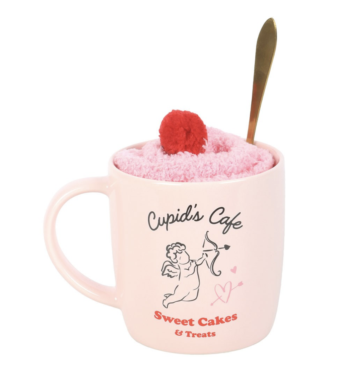 Cupid's Mug, Spoon and Socks Set - Image 2