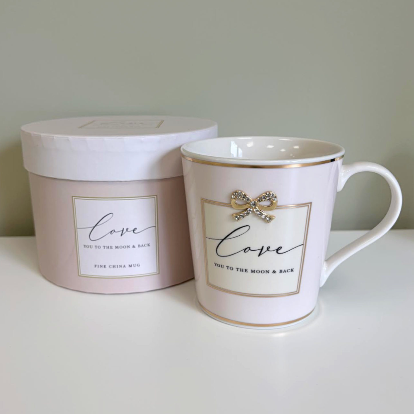 Moon & Back Bow Mug
