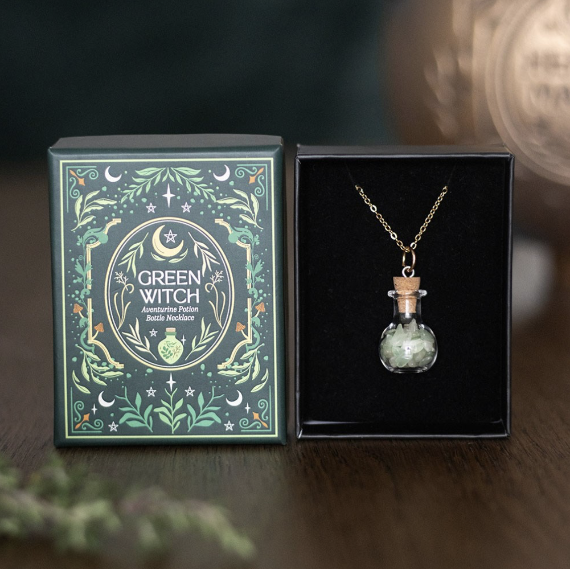 Green Witch Necklace