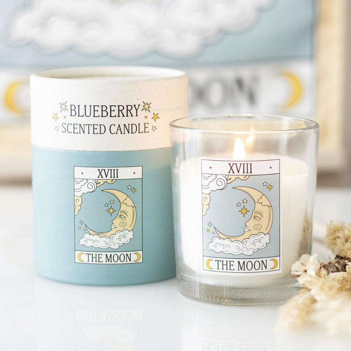 Tarot Blueberry Candle