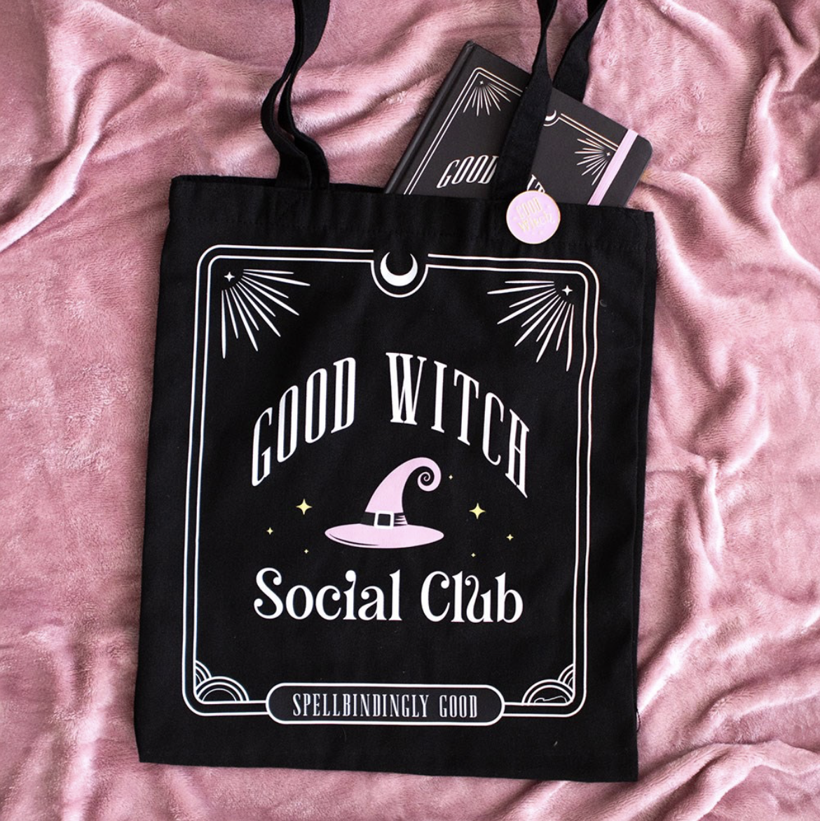 Good Witch Tote Bag & Pin