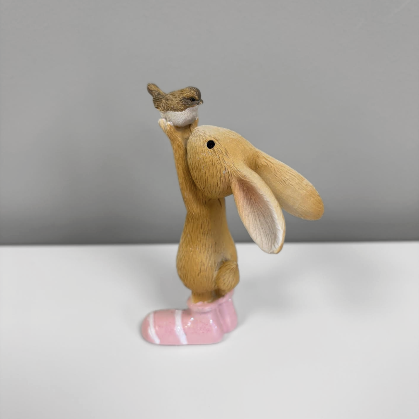 Rabbit Holding Bird Deco - Image 2