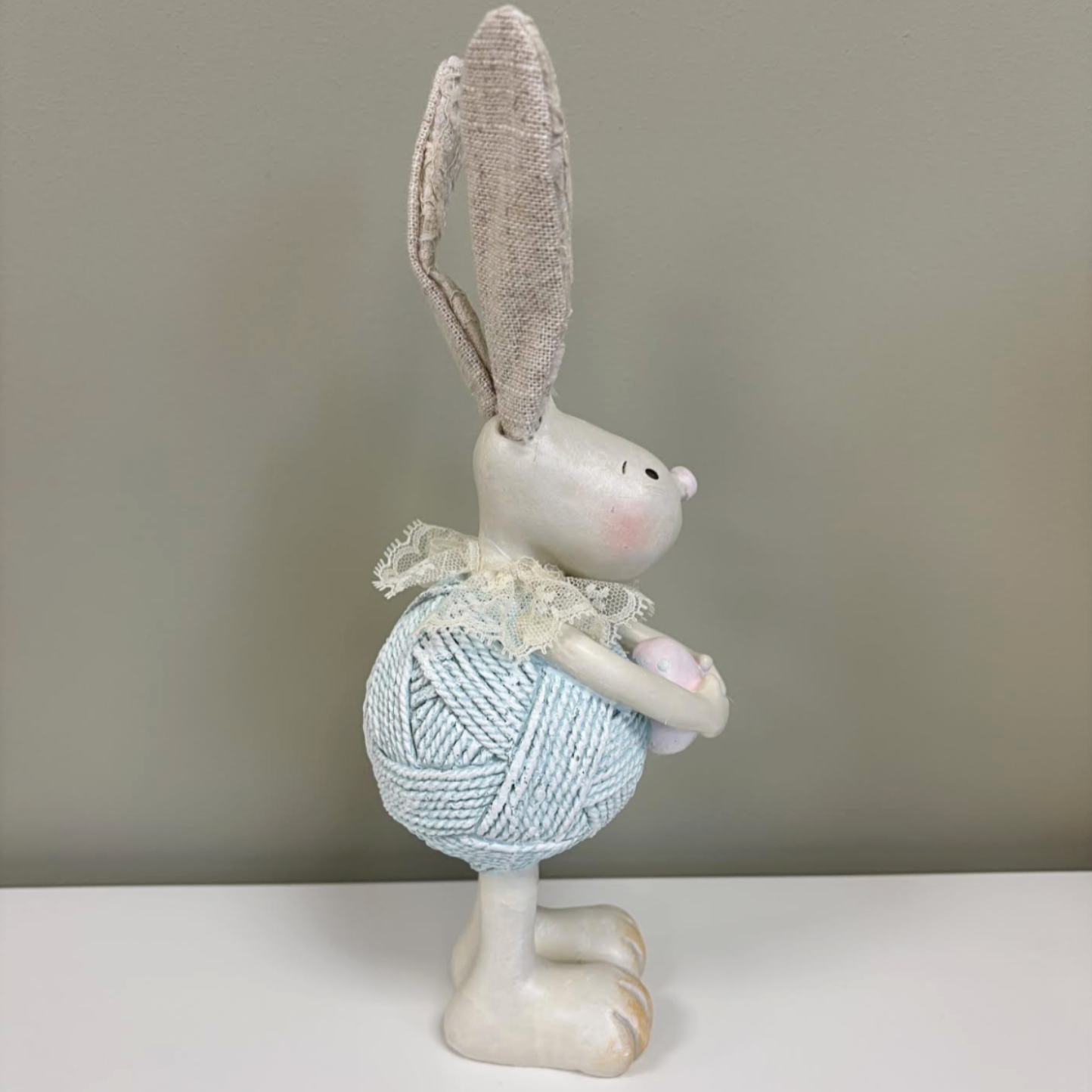 Rabbit Holding Egg Deco - Image 2