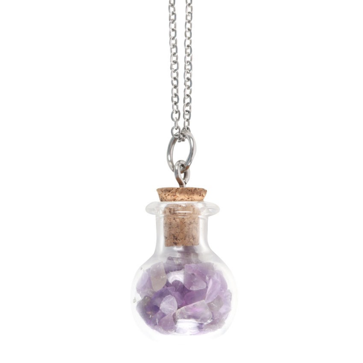 Amethyst Bottle Necklace - Image 3