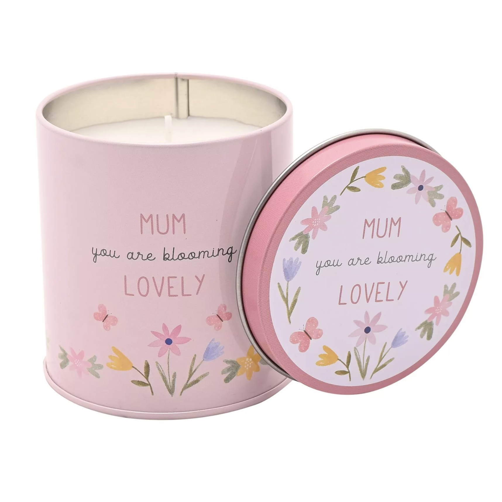 Lovely Mum Tin Candle - Image 2