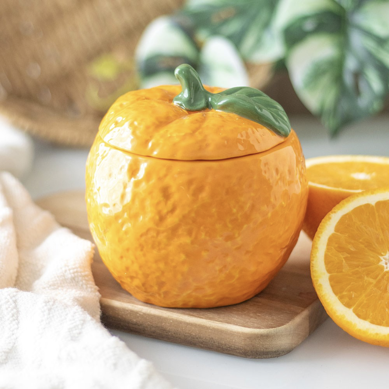 Orange Candle Jar - Image 2
