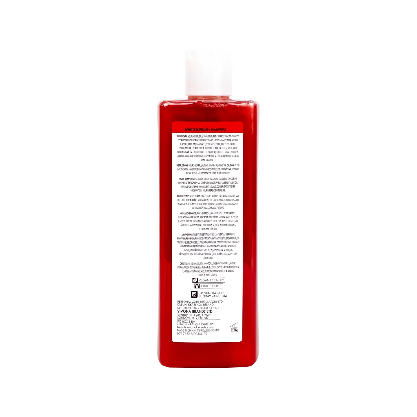 Pomegranate & Fig Bubble Bath - Image 2
