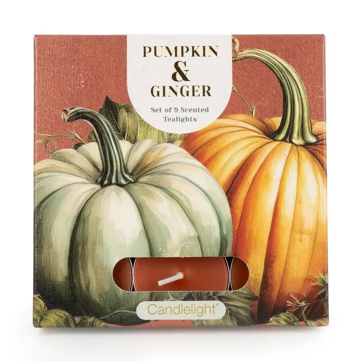 Pumpkin & Ginger Tealights
