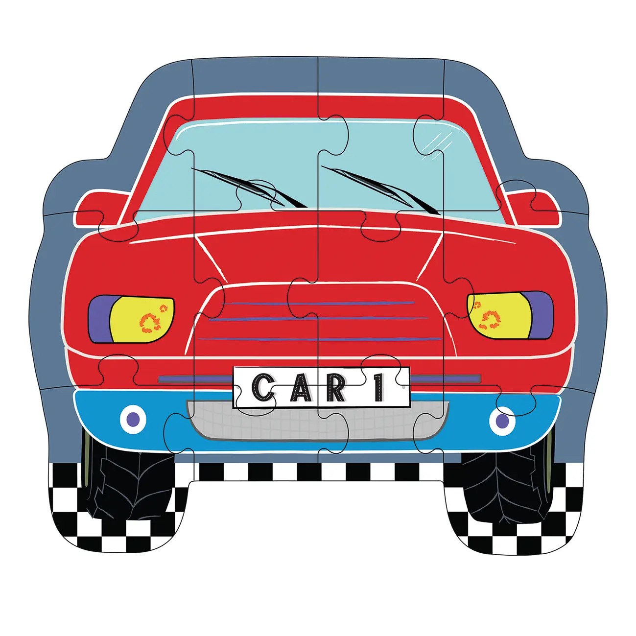 12pc Car Jigsaw - Image 2