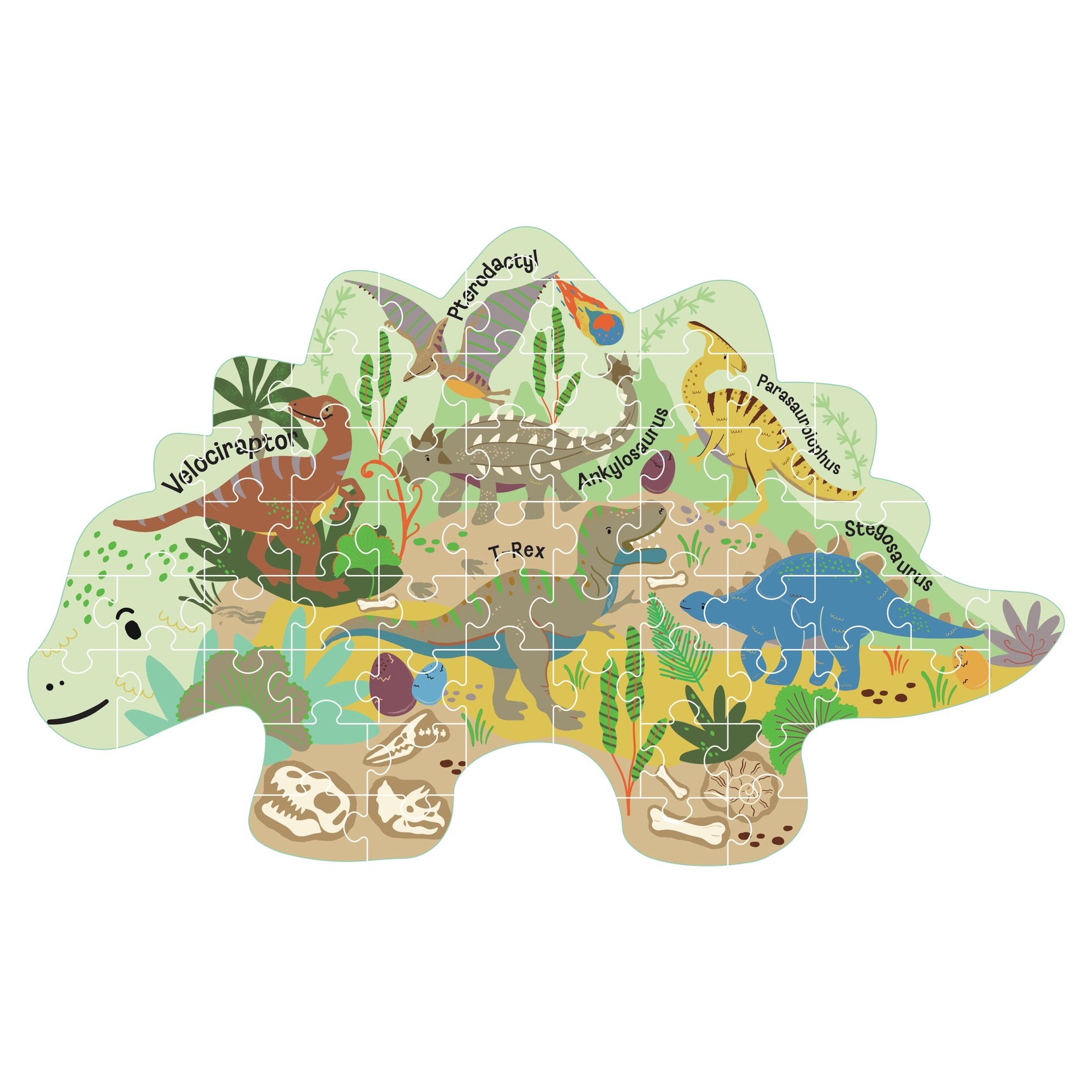 60pc Dino Puzzle - Image 2