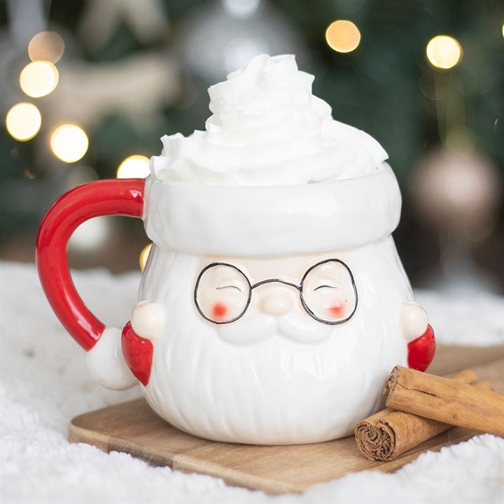 Santa Shaped Mug