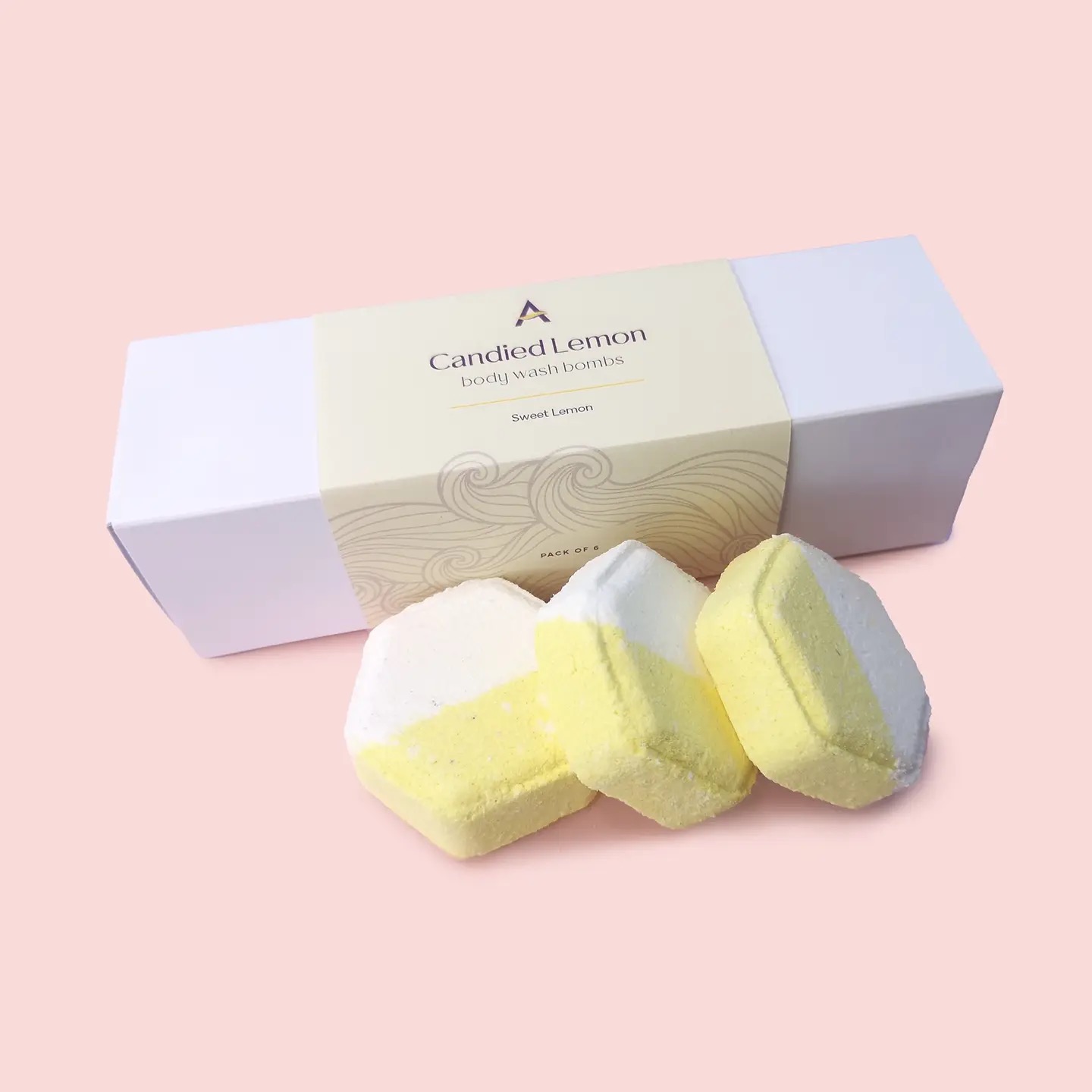 Candied Lemon Wash Bombs