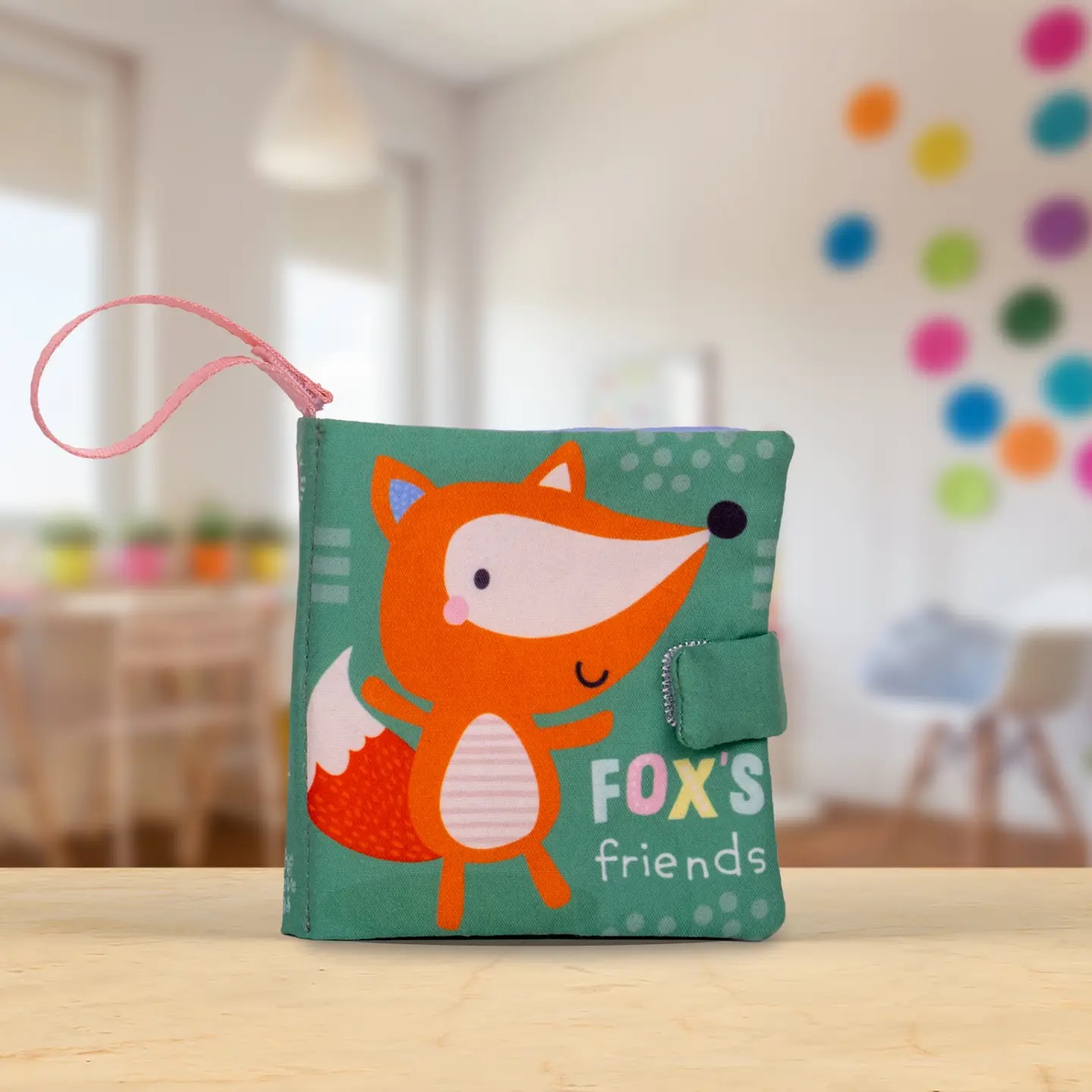 Plush Fox with Cloth Book - Image 2