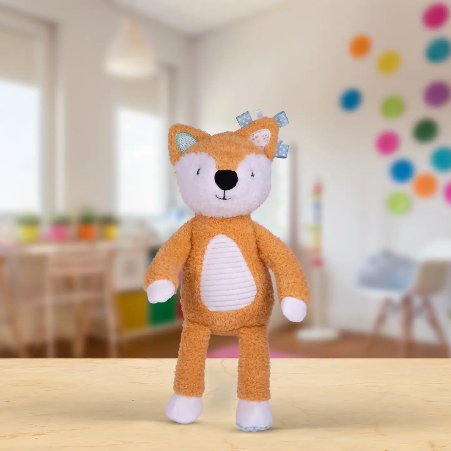 Plush Fox with Cloth Book - Image 3