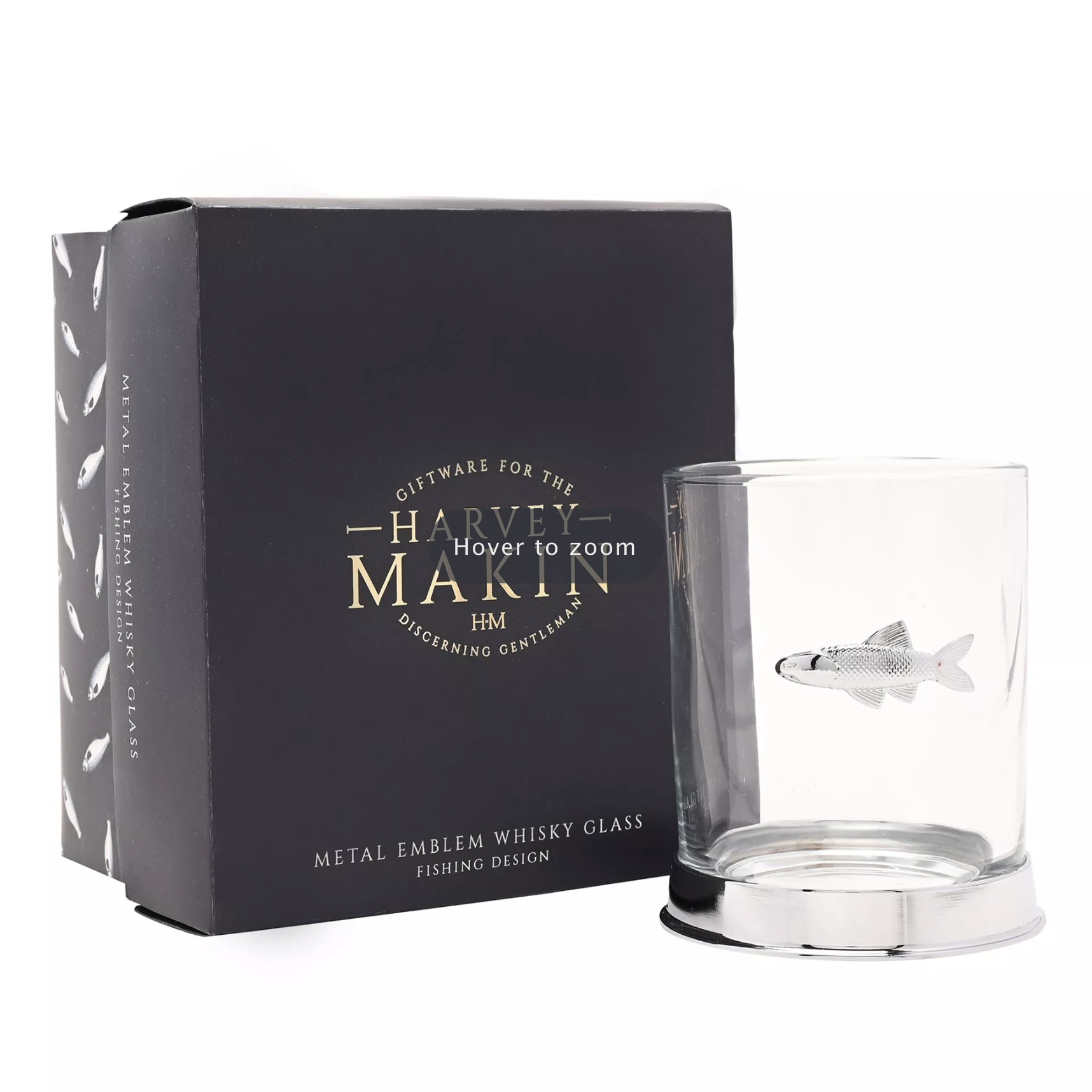 Fishing Whiskey Glass