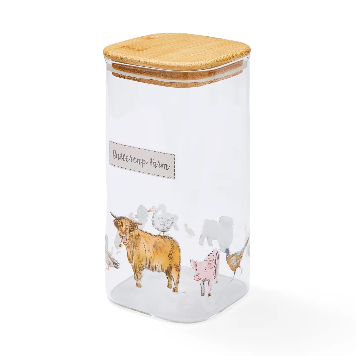 1.5l Glass Buttercup Jar