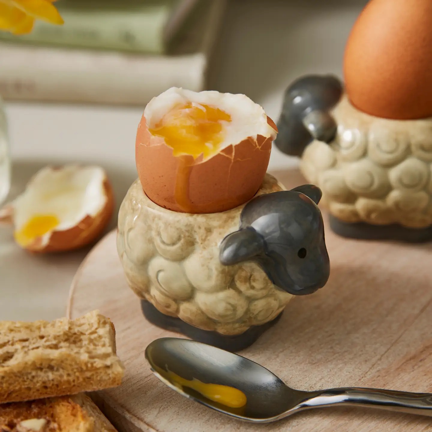 Sheep Egg Cup Set - Image 3