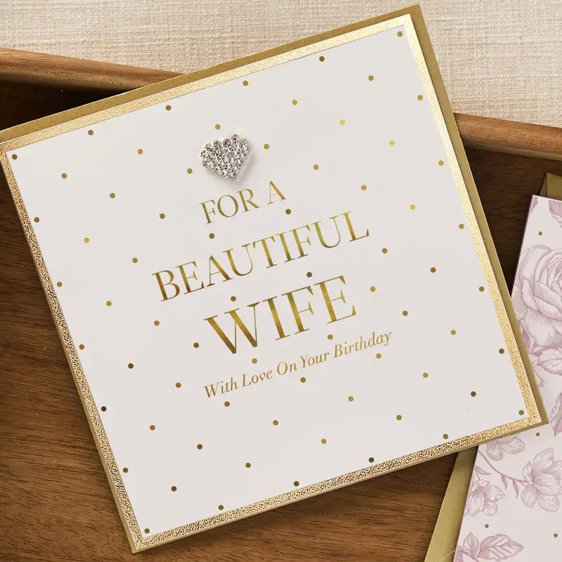 Wife Happy Birthday Card