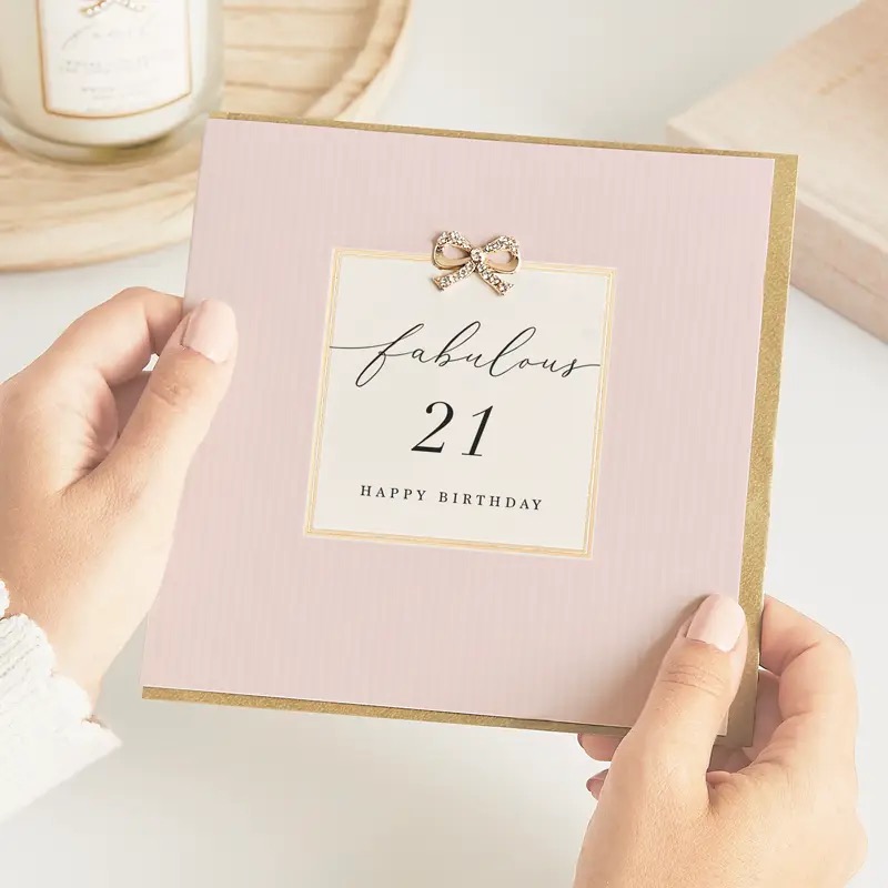 21st Happy Birthday Card