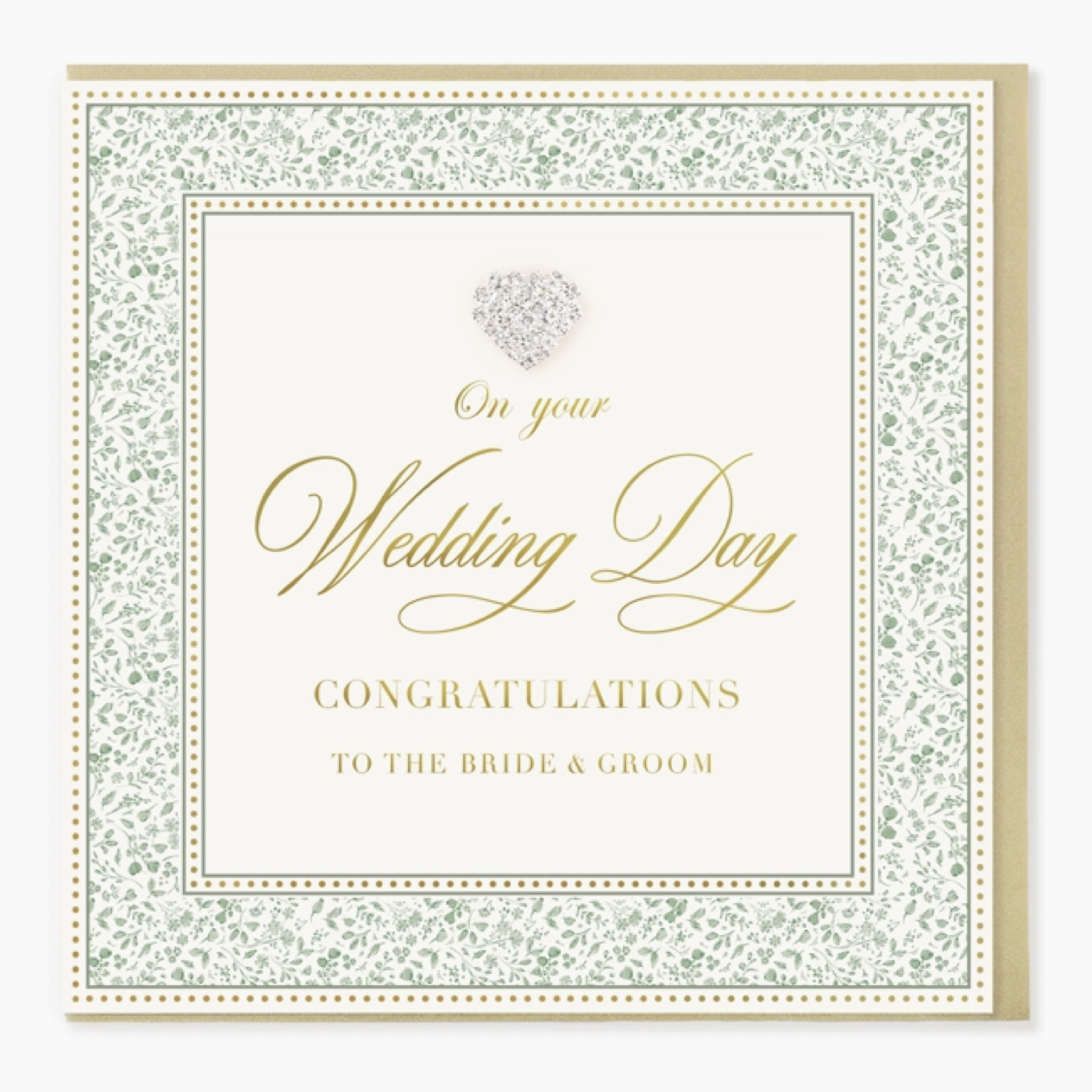 Wedding Day Congratulations Card