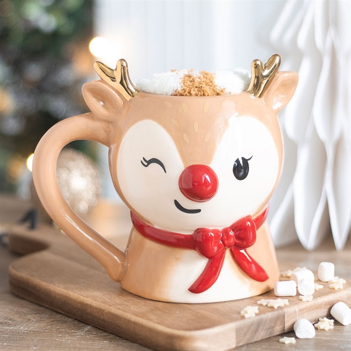 Reindeer Mug & Socks